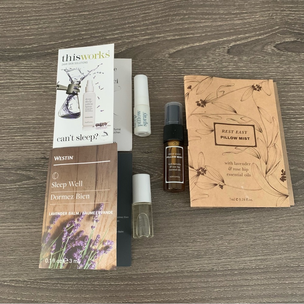 Westin Sleep Well Rollerball Rest Easy ThisWorks Pillow Mist Lavender Chamomile